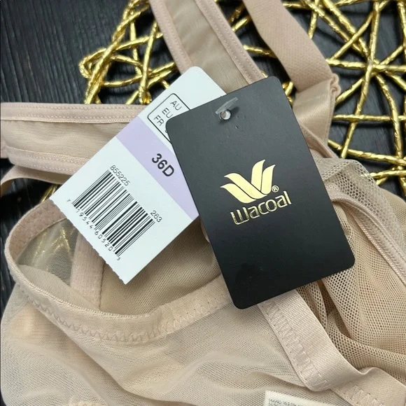 Wacoal 855225 Women size 36D Stark Beauty Underwire Bra New Nude - Picture 6 of 6